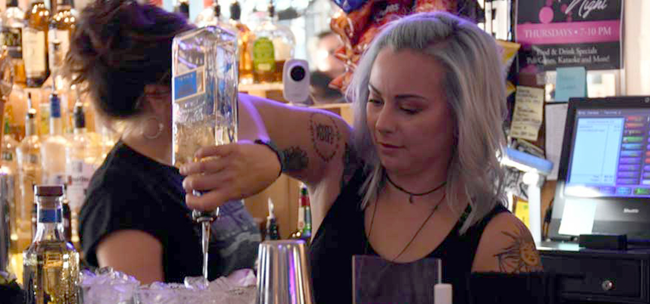Carissa Pouring for Ladies Night!
